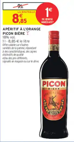 Intermarché Express PICON APÉRITIF À L'ORANGE offre