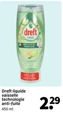 Wibra Dreft liquide vaisselle offre