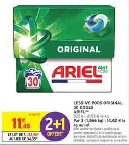 Intermarché Express ARIEL LESSIVE PODS ORIGINAL offre