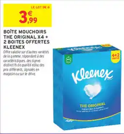 Intermarché Express Kleenex BOÎTE MOUCHOIRS offre
