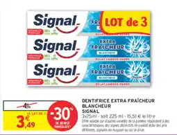 Intermarché Express Signal Dentifrice offre