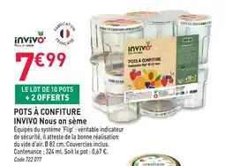 RAGT Jardin & Maison INVIVO Pots à confiture offre
