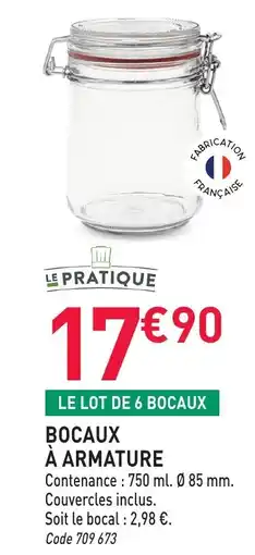 RAGT Jardin & Maison LE PRATIQUE BOCAUX À ARMATURE offre