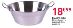 RAGT Jardin & Maison BASSINE INOX offre