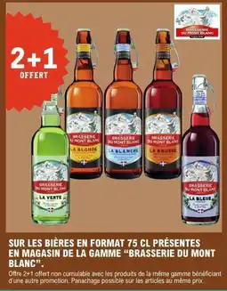 E.Leclerc Brasserie du mont blanc offre