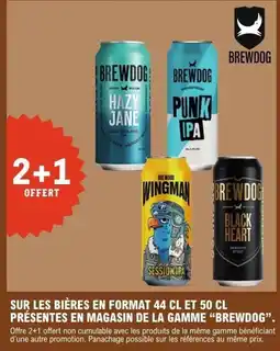 E.Leclerc Brewdog Sur les bières en format 44 cl et 50 cl présentes en magasin de la gamme offre