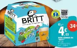 E.Leclerc BRITT BIÈRE SUMMER IPA offre