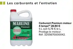 Castorama Marline carburant premium moteur 4 temps offre
