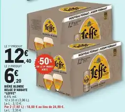 E.Leclerc Leffe Bière blonde offre