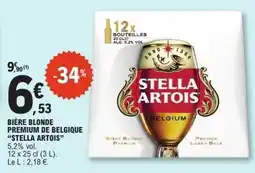 E.Leclerc STELLA ARTOIS BIÈRE BLONDE offre