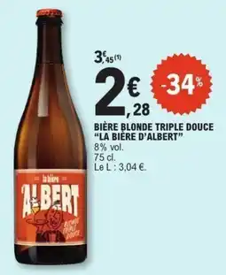 E.Leclerc La bière d'Albert offre