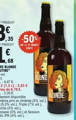 E.Leclerc NUTINE BLONDE offre