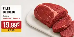 Hmarket FILET DE BŒUF offre