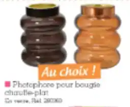 Kandy Photophore pour bougie chauffe-plat offre