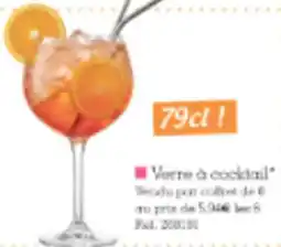 Kandy Verre à cocktail offre