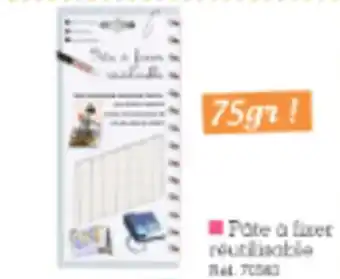Pâte à fixer réutilisable