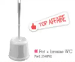 Kandy Pot + brosse WC offre