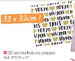 Kandy TOKYO serviettes en papier offre