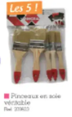 Kandy COLONA Pinceaux en soie véritable offre