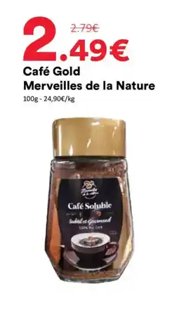 Hmarket Café Gold Merveilles de la Nature offre