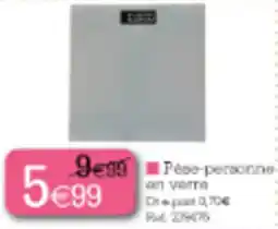 Kandy Pèse-personne en verre offre