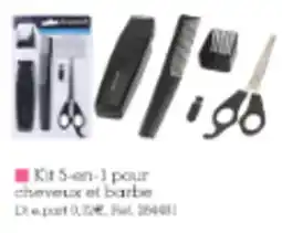 Kandy Kit 5-en-1 pour cheveux et barbe offre
