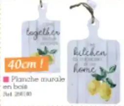 Kandy Planche murale en bois offre