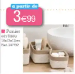 Kandy Panier en tissu offre