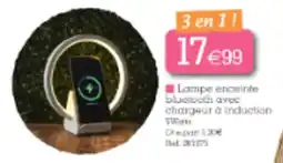 Kandy Lampe enceinte bluetooth avec chargeur à induction offre