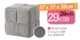 Kandy Pouf cube offre