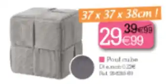 Pouf cube