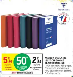 Intermarché Clairefontaine AGENDA SCOLAIRE offre