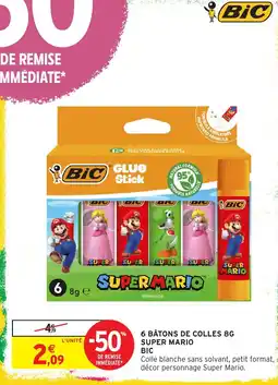 Intermarché BIC Colle blanche sans solvant offre