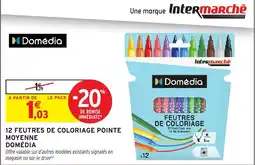 Intermarché Domédia Feutres de coloriage offre