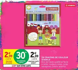 Intermarché STABILO color 24 offre