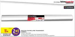 Intermarché Domédia Rouleau couvre-livre transparent offre