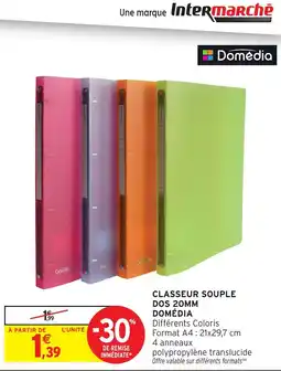 Intermarché Domédia Classeur souple offre
