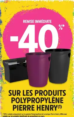 Intermarché Pierre henry polypropylène offre
