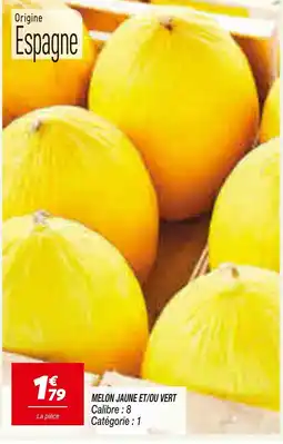 Netto MELON JAUNE ET/OU VERT offre