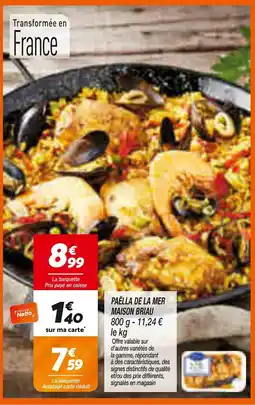 Netto MAISON BRIAU PAËLLA DE LA MER offre