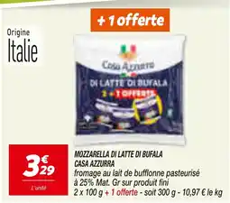 Netto CASA AZZURRA MOZZARELLA DI LATTE DI BUFALA offre
