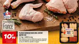 Netto Maitre coq plateau barbecue maxi grill nature offre