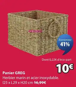 JYSK Panier GREG offre