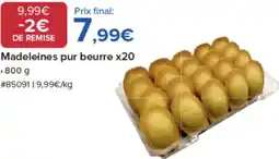 Costco Madeleines pur beurre offre