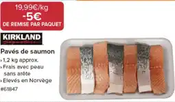 Costco KIRKLAND Pavés de saumon offre