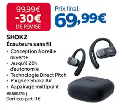Costco SHOKZ Écouteurs sans fil offre