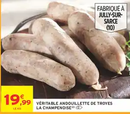 Intermarché LA CHAMPENOISE VÉRITABLE ANDOUILLETTE DE TROYES offre