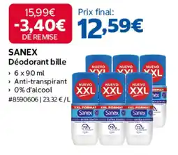Costco SANEX Déodorant bille offre