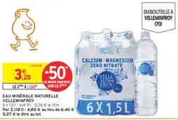 Intermarché VELLEMINFROY EAU MINÉRALE NATURELLE offre