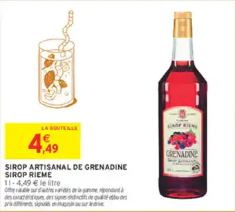 SIROP RIEME GRENADINE